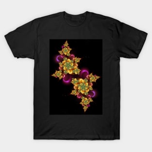 Colourful Julia Fractal T-Shirt